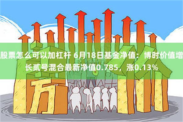 股票怎么可以加杠杆 6月18日基金净值：博时价值增长贰号混合最新净值0.785，涨0.13%