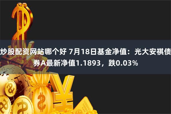 炒股配资网站哪个好 7月18日基金净值：光大安祺债券A最新净值1.1893，跌0.03%