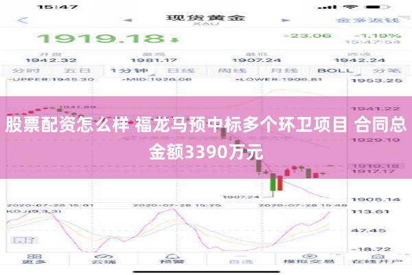 股票配资怎么样 福龙马预中标多个环卫项目 合同总金额3390万元